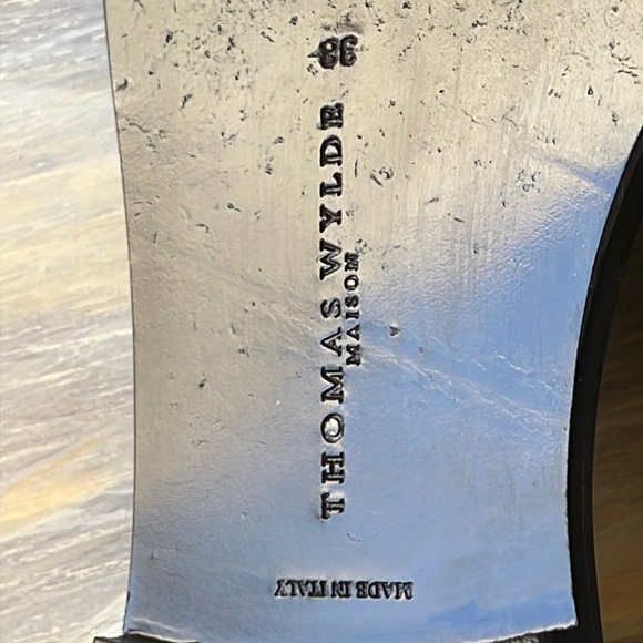 Thomas Wylde Maison Razor Chained Link Sandals - Picture 9 of 12